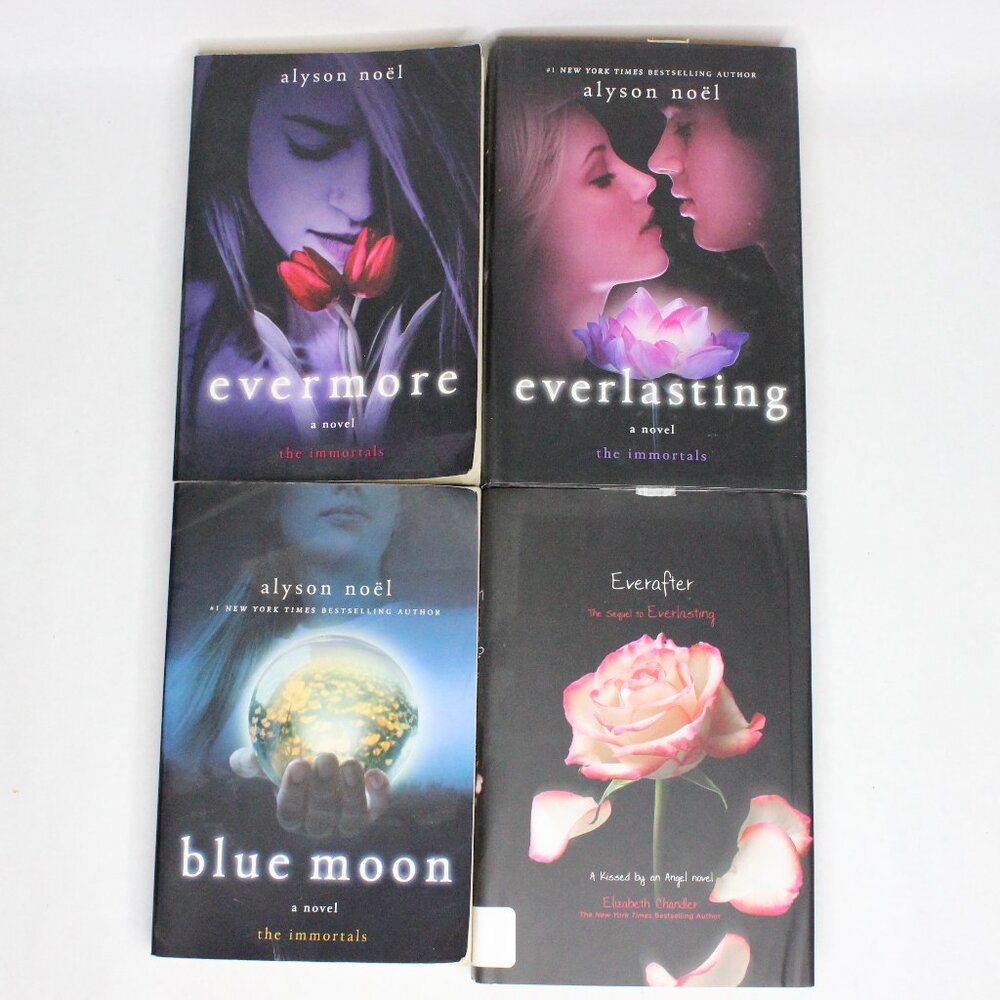 Supernatural Book lot of 4 Everlasting Evermore Blue Moon Fantasy Alyson Noel